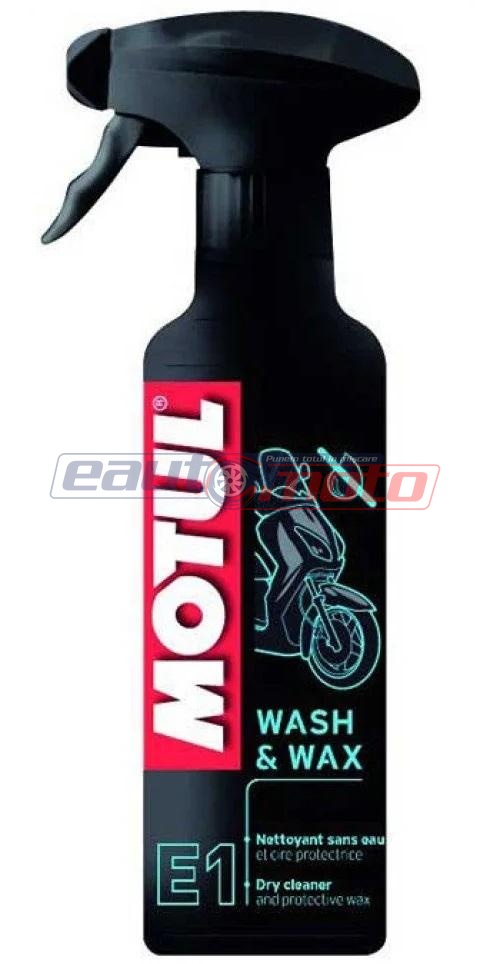 Soluție MOTUL E1 Wash and Wax pentru curățare și ceruire caroserie, 400 ml